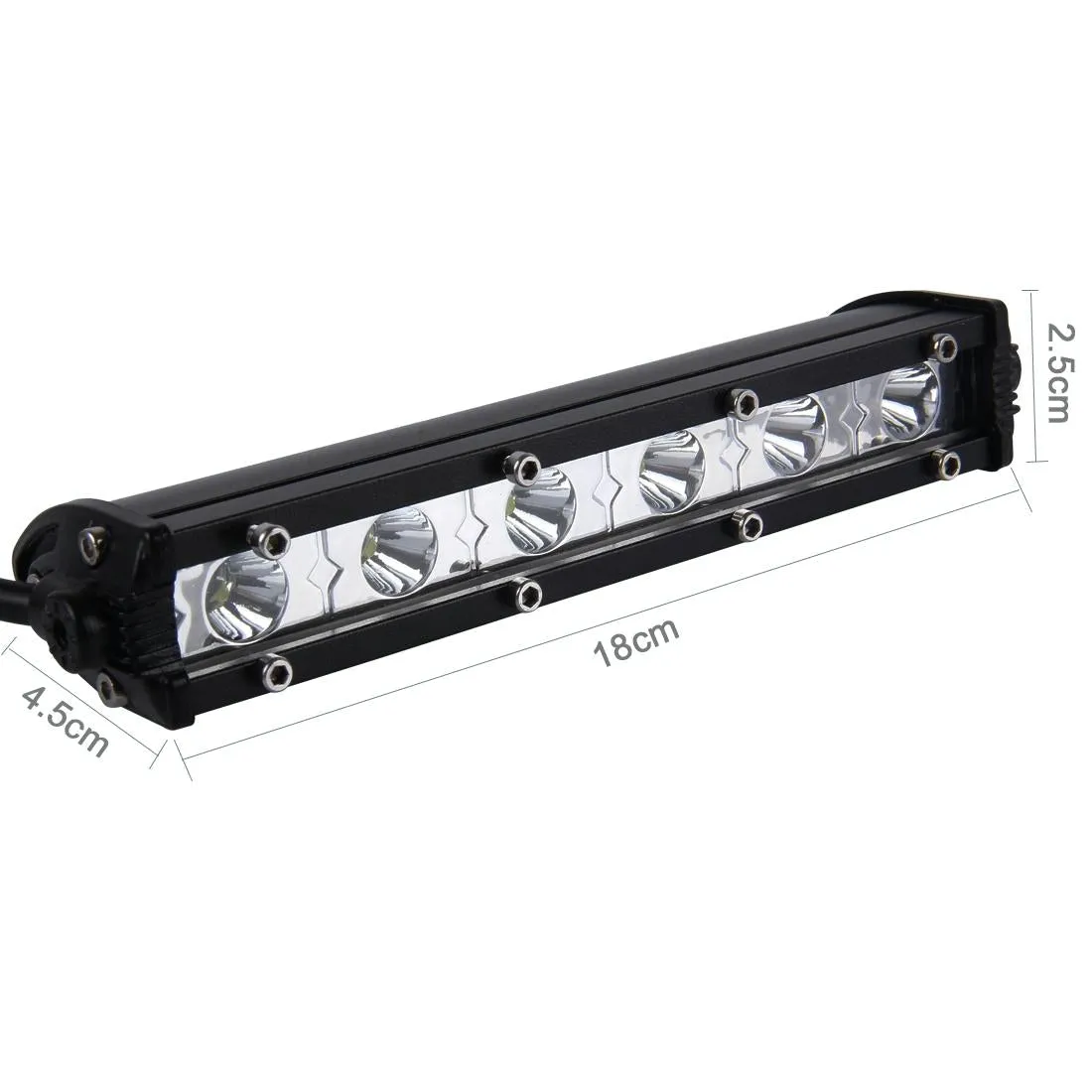 18W LED Adjustable Work Light | DC 10-30V | 2300Lm | 6500K | 30° Spot Beam | Waterproof | Car, Boat & Emergency Use