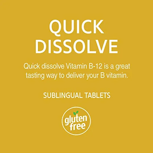 21st Century B 12 2500 mcg Sublingual Tablets, 110 Count