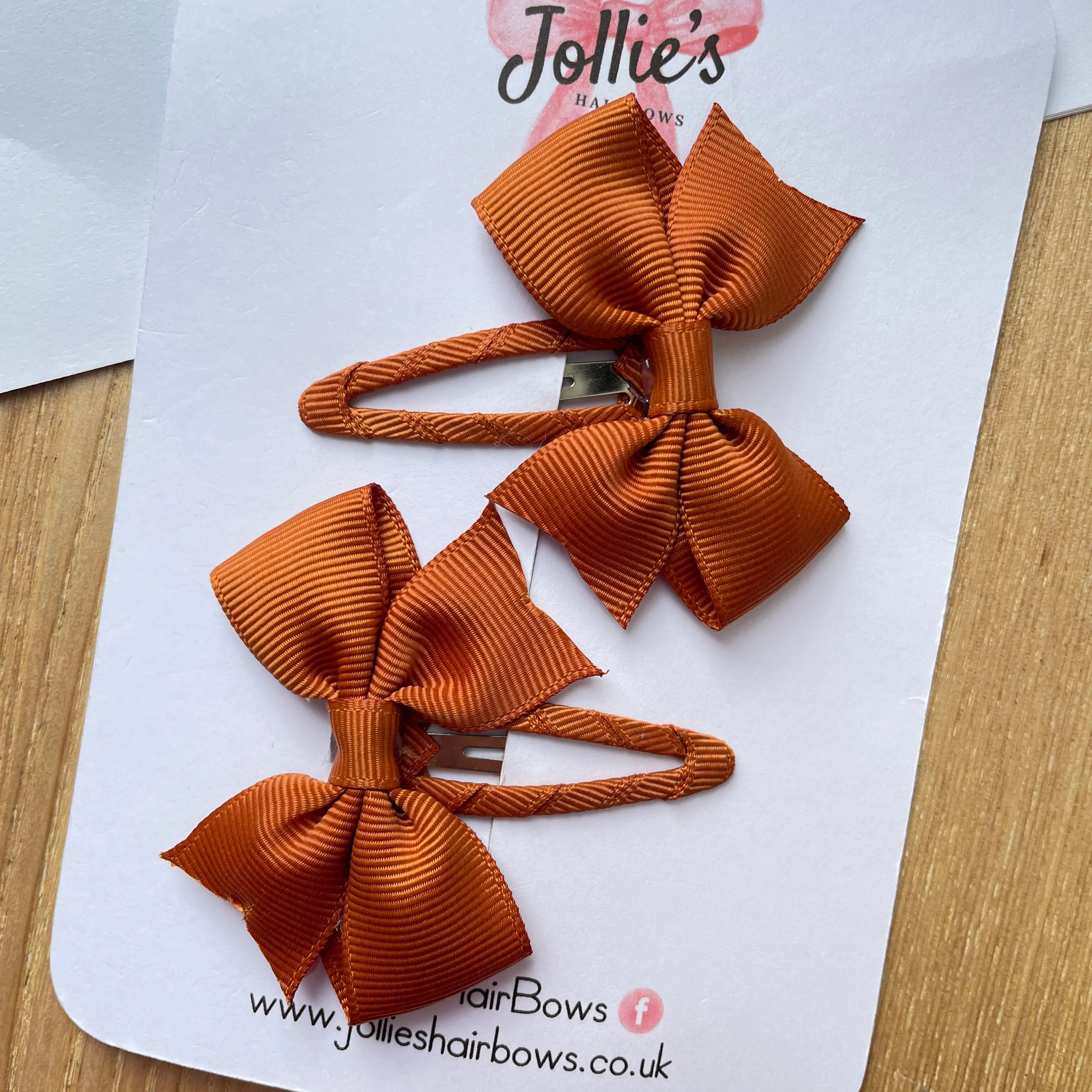 2.5inch Snap Clips Set - Copper