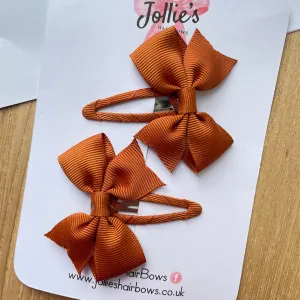 2.5inch Snap Clips Set - Copper