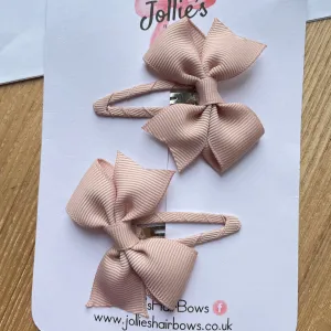 2.5inch Snap Clips Set - Vanilla