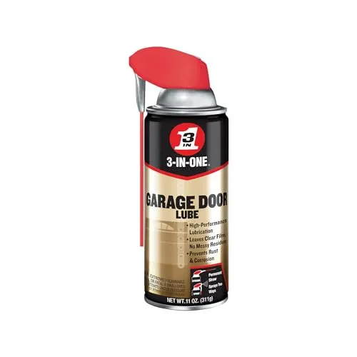 3-IN-ONE Professional Garage Door Lubricant with SMART STRAW SPRAYS 2 WAYS, 11 OZ & WD40 Company 120084 3 In 1 Rv Silicone Slide Out Lube Spray 11 Oz