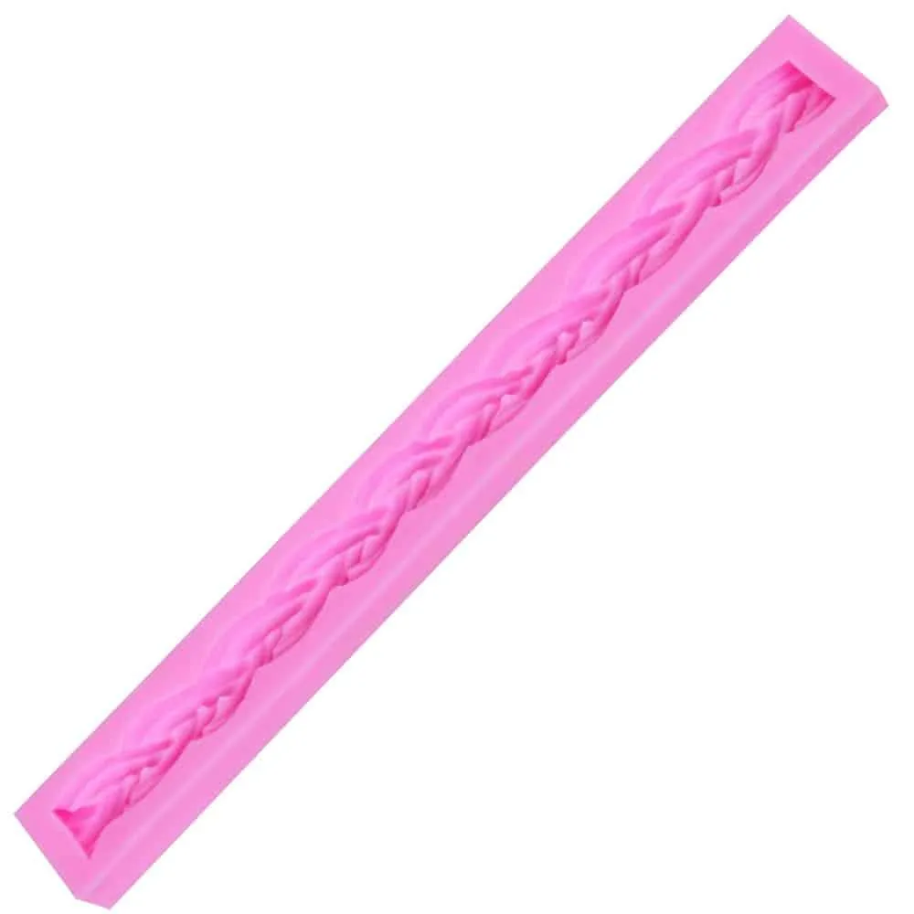 3D Long Rope Shaped Cake Mold