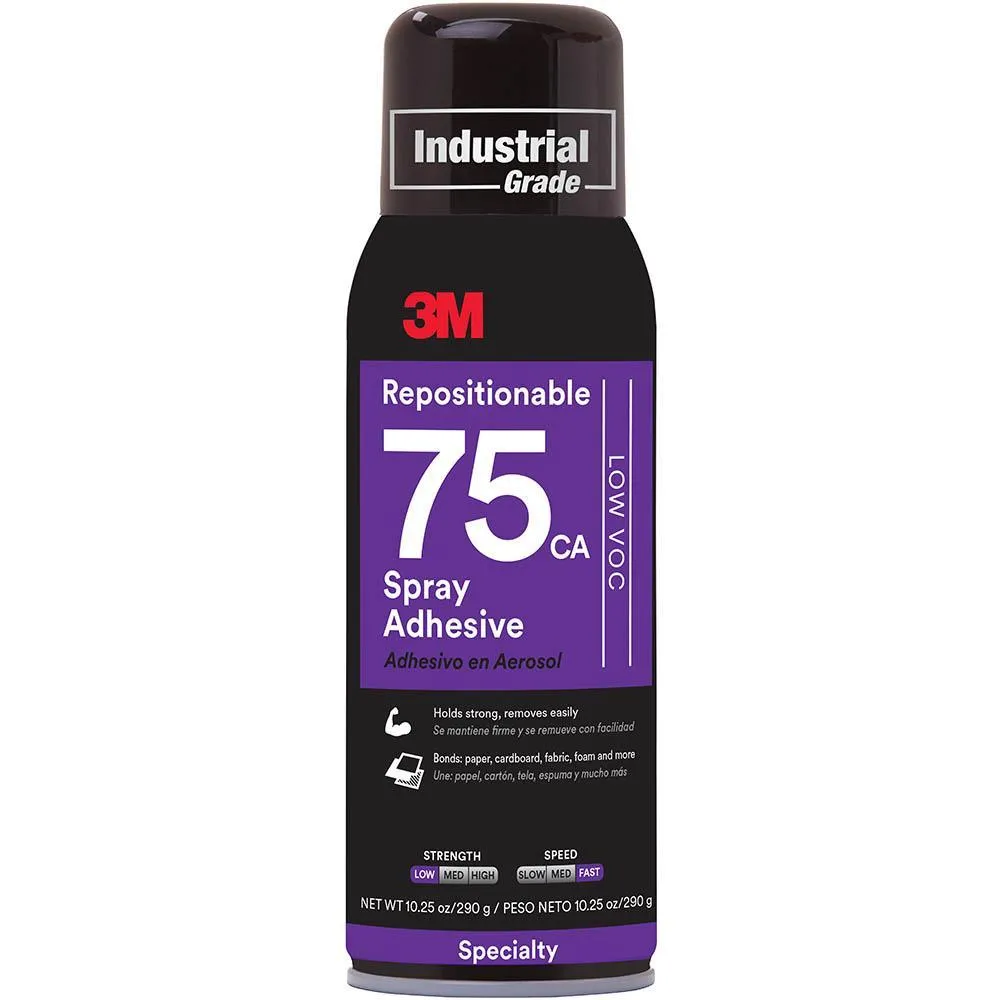 3M 75 Artist Repositionable Spray Adhesive 290G
