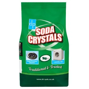 6 x Dri-Pak Soda Crystals 1Kg....For Laundry, Sinks, Drains and Much More