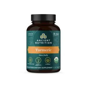 Ancient Nutrition, Turmeric, 30 Tablets