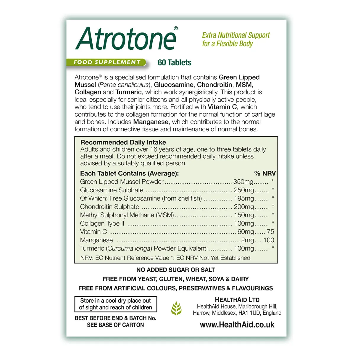 Atrotone® Tablets
