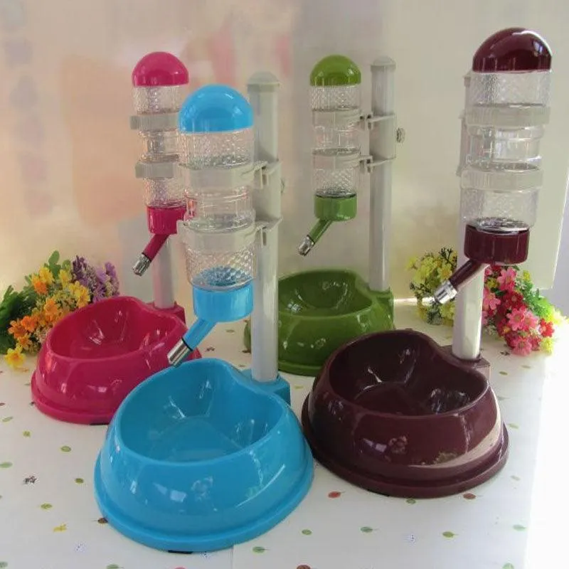 Automatic Pet's Water Dispenser with Food Bowl