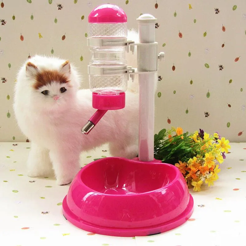Automatic Pet's Water Dispenser with Food Bowl