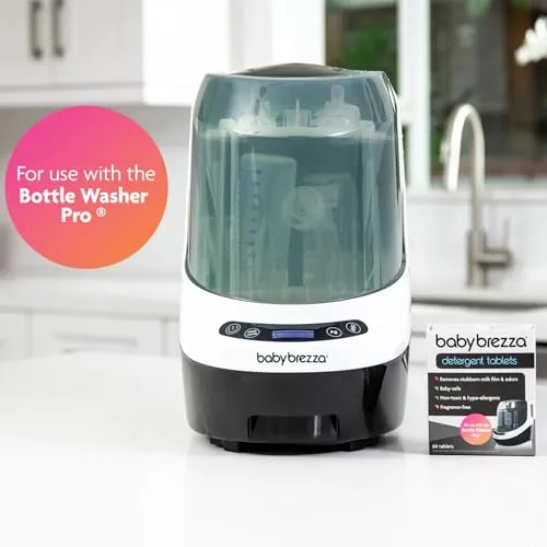 Baby Brezza Official Detergent Soap Tablets for Baby Brezza Bottle Washer Pro, 120 Tablets