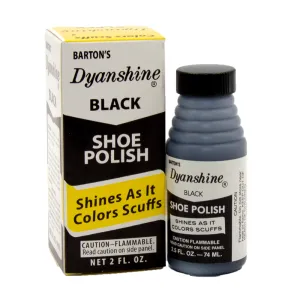 BARTON'S DYANSHINE 2OZ LIQUID SHOE POLISH