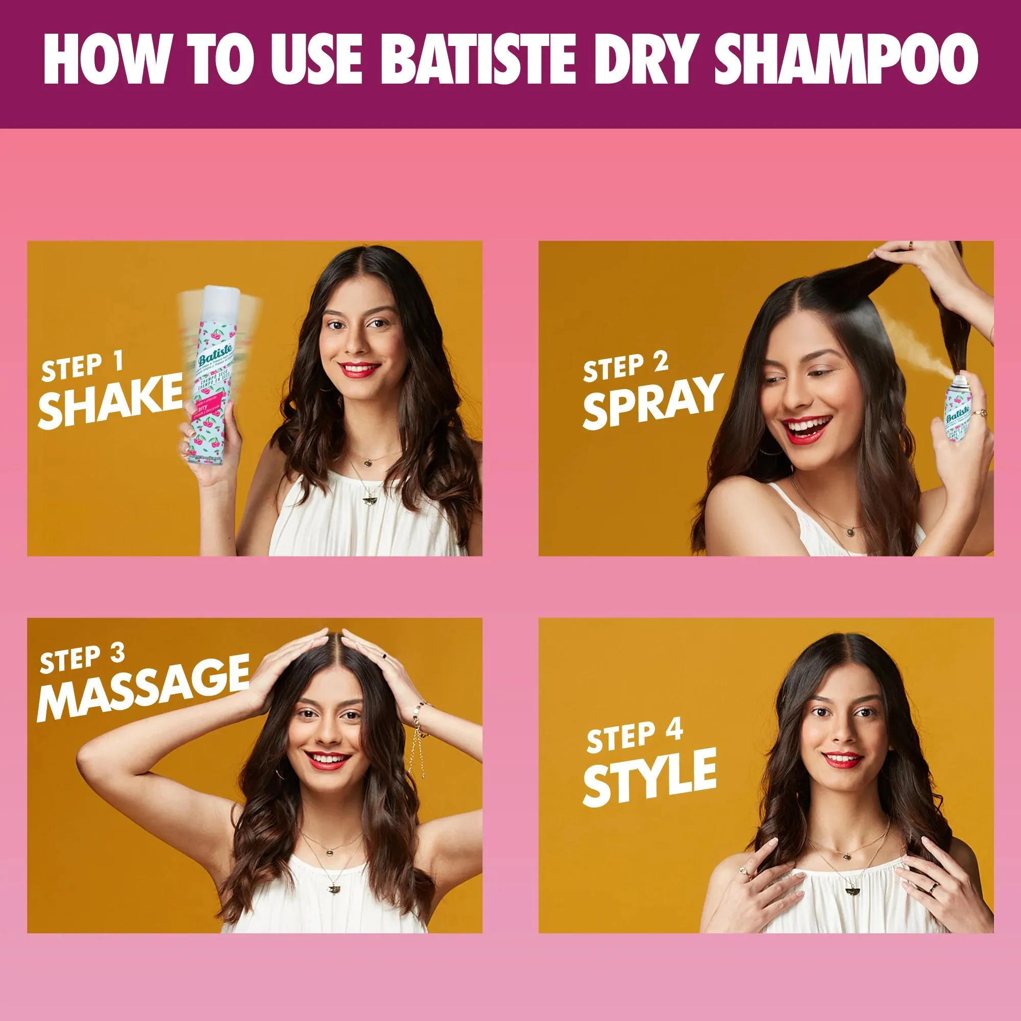 Batiste Dry Shampoo Cherry Cheeky Cherry