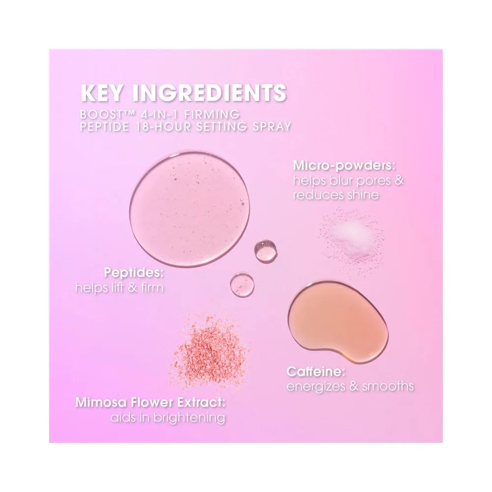 Beauty Blender Boost 4-In-1 Firming Peptide 18-Hour Setting Spray