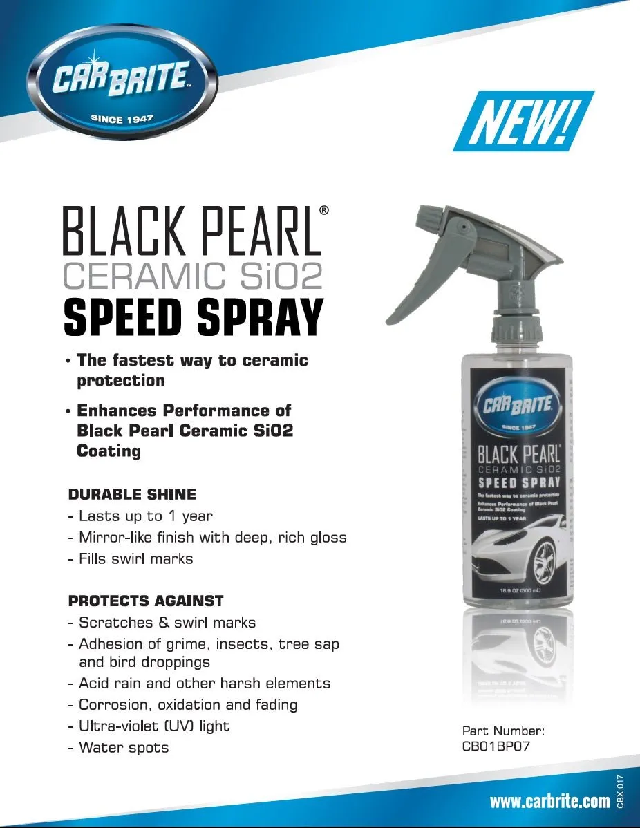 Black Pearl Si02 Ceramic Coating Speed Spray