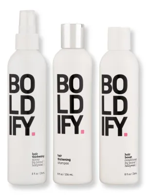 Boldify Hair Boost Shampoo & Conditioner 8 oz   Hair Thickening Spray 8 oz