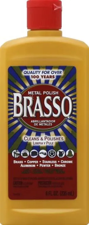Brasso 2660089334 8 oz Bottle Of Metal Polish - Quantity of 3