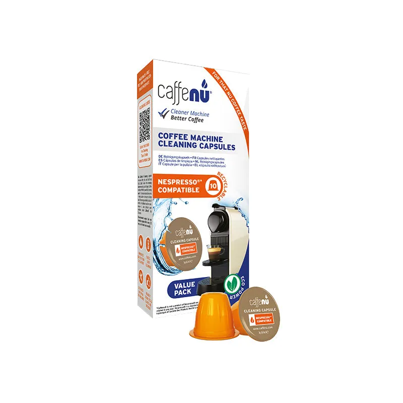Caffenu Original Nespresso Cleaning Capsules Value Pack (10 Capsules)