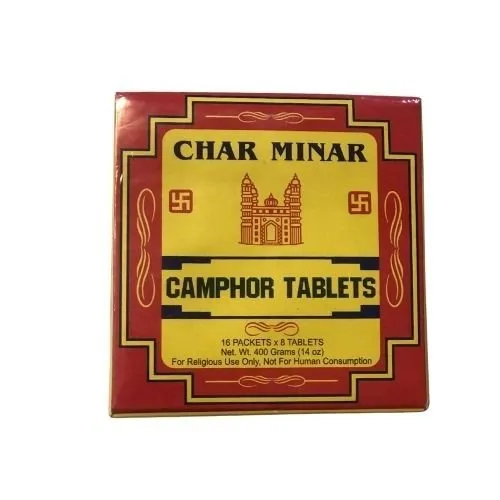 Char Minar Camphor Tablets 200g (7.05oz) For Religious Use Only
