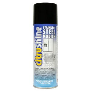 Citrusafe Stainless Steel Polish Clean Polish Preserve Protect Aerosol 6 Fl Oz
