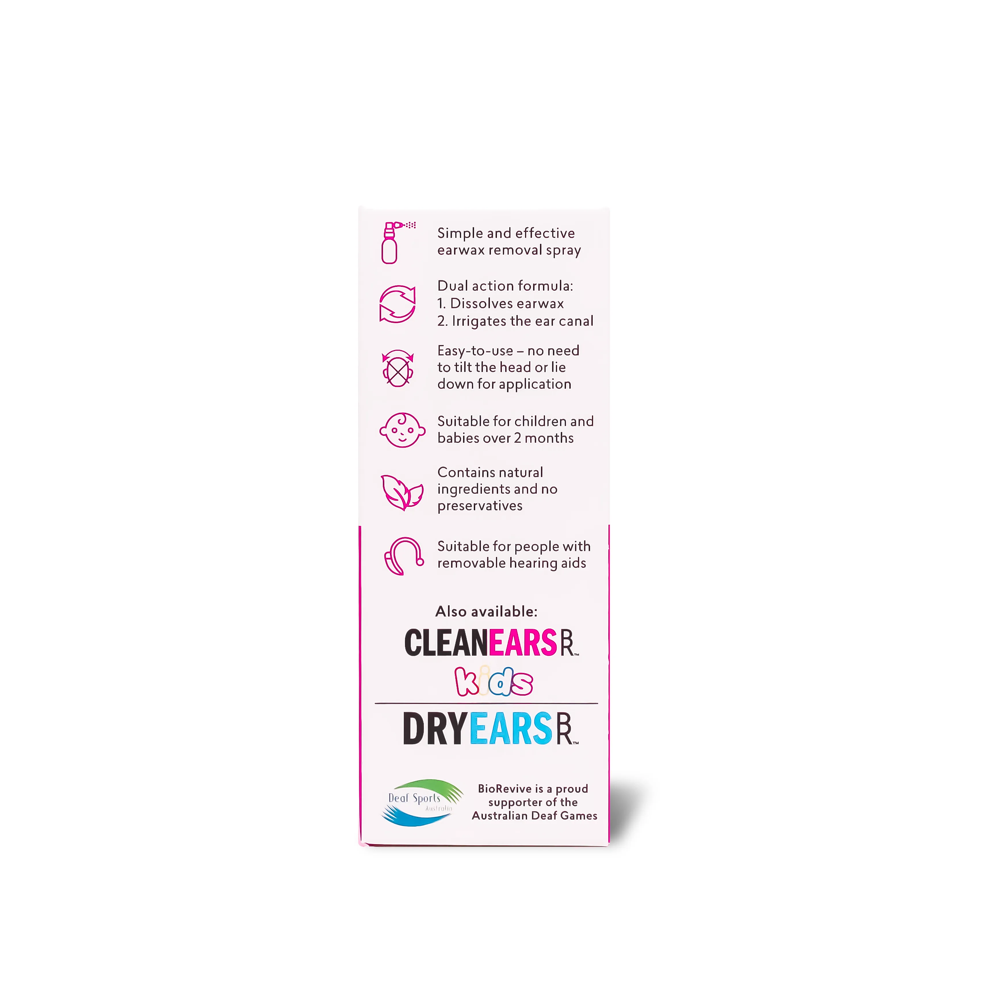 CleanEars – Ear Wax Removal Spray 30ml