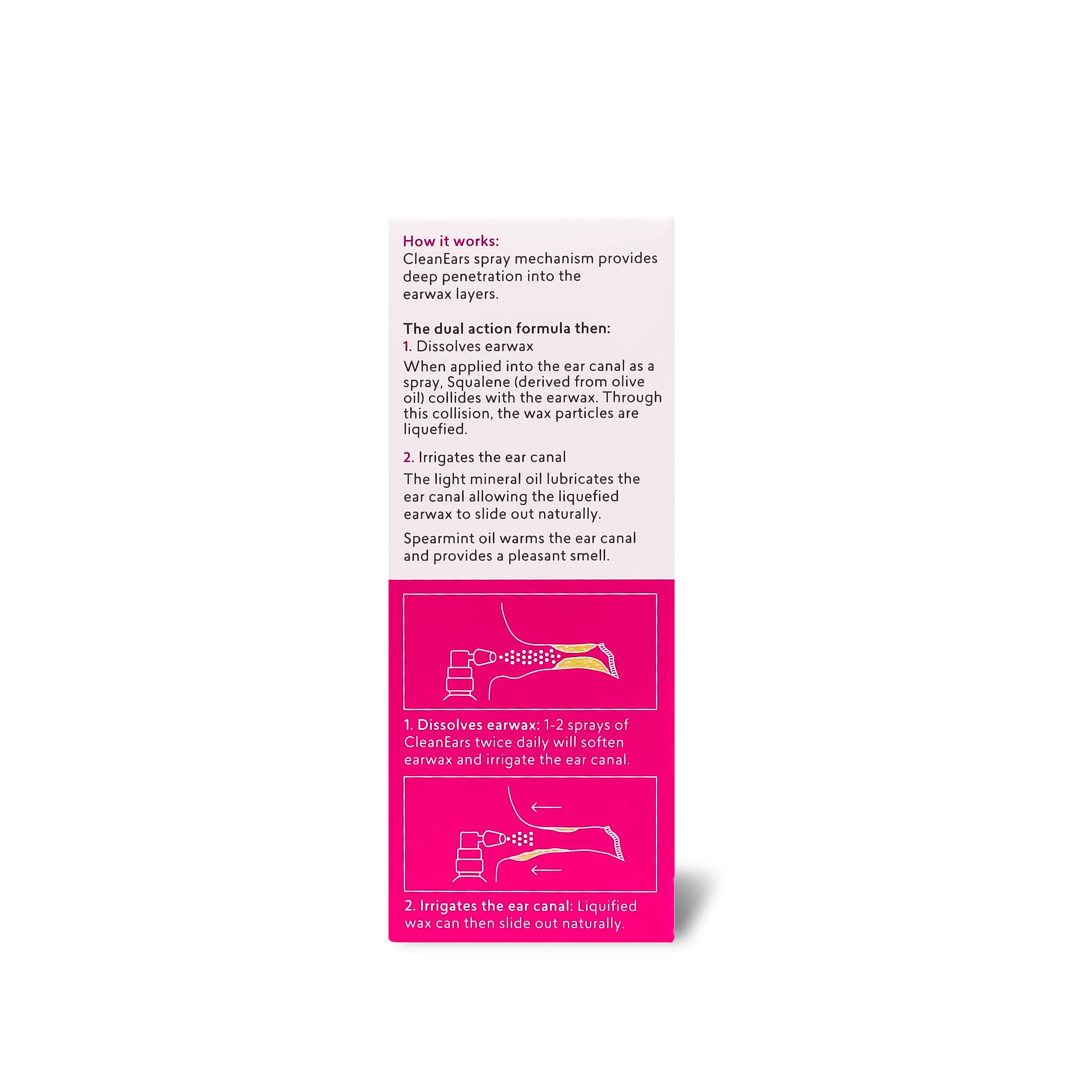 CleanEars – Ear Wax Removal Spray 30ml