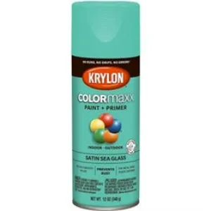 COLORmaxx Spray Paint   Primer, Satin Sea Glass, 12-oz.