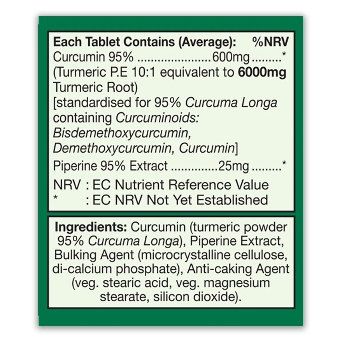Curcumin 3 Tablets