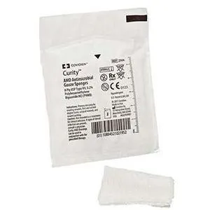 Curity AMD Antimicrobial Gauze Sponge 2" x 2"