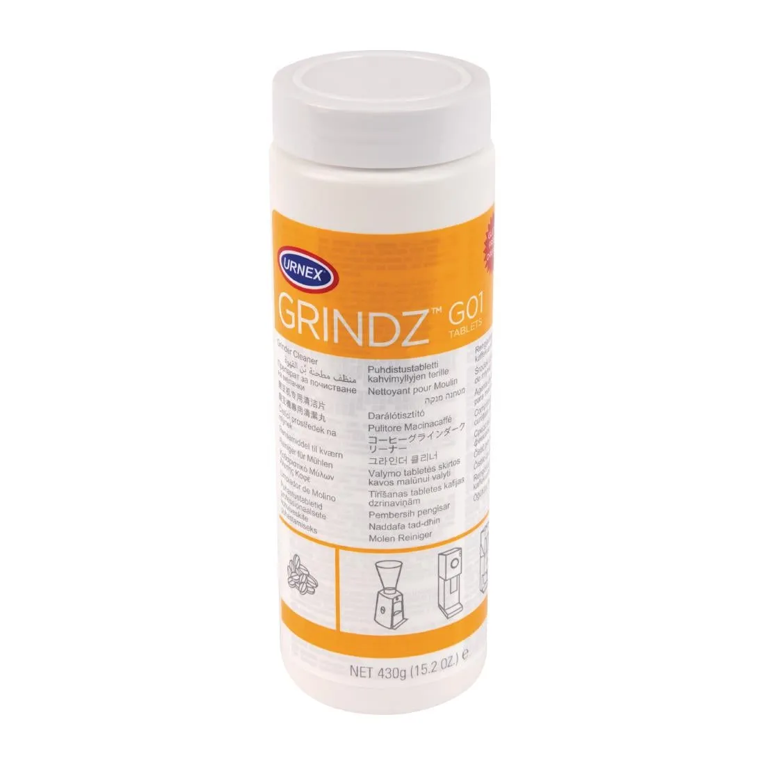 CX513 Urnex Grindz Coffee Grinder Cleaner Tablets 430g