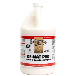 De-Mat Pro Leave-in Conditioning Spray 1 Gallon by Envirogroom