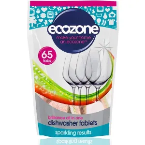 Ecozone Brilliance All-in-One Dishwasher 65 Tablets