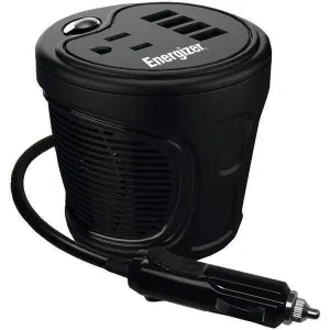 Energizer EN180 12-Volt Cup-Holder Power Inverter (180 Watts)