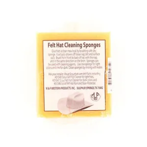 Felt Hat Cleaning Sponge - 2 Pack