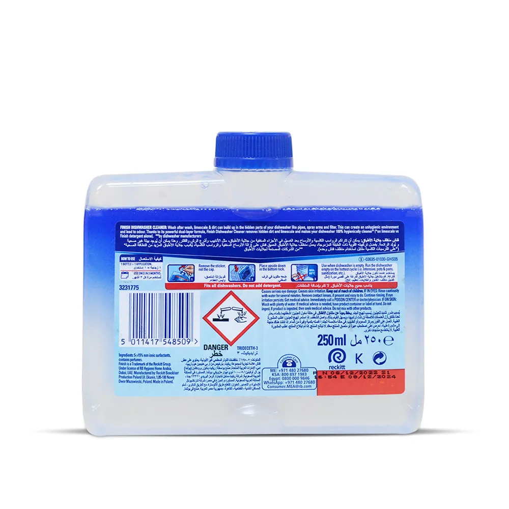 Finish Dishwasher Cleaner 250ml