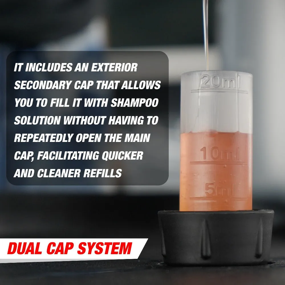 Foam Sprayer For Car & Bike  Foam Pro 3.0 with Additional Cap, 3 Nozzles, Free Shampoo, Portable, No Electricity Required  Generates Long Lasting Thick Foam Spray