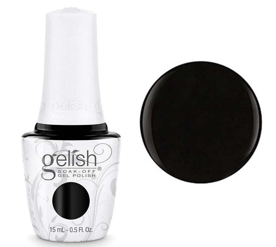 Gelish Professional Gel Polish Black Shadow - Black Creme - 15ML