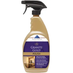Granite Gold GG0033 Granite Polish, 24 oz, Liquid, Fresh Lemon, Milky White :EA: QUANTITY: 6