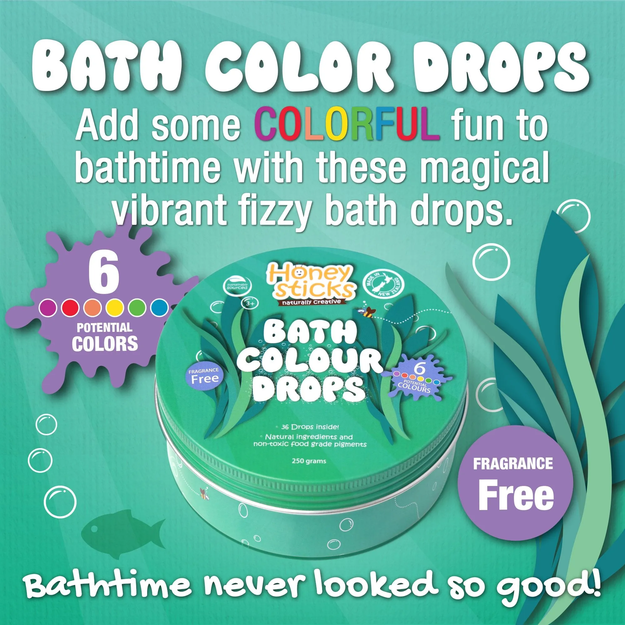 Honeysticks Bath Drops