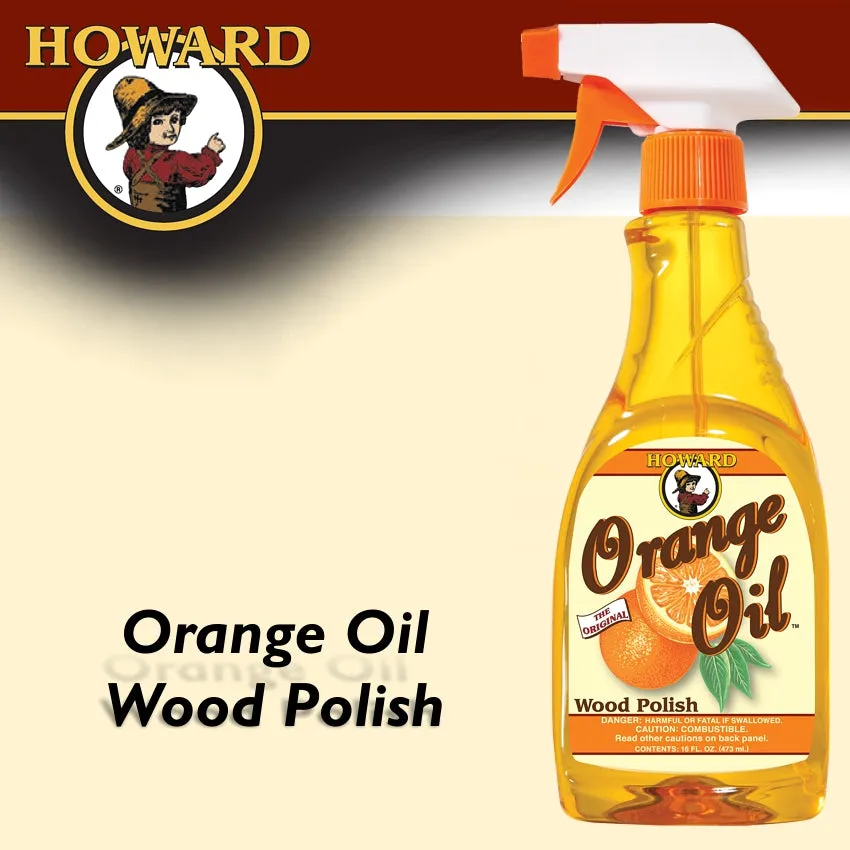 HOWARD HOWARD ORANGE OIL SPRAY FURNITURE POLISH 237 ML HPOR0008
