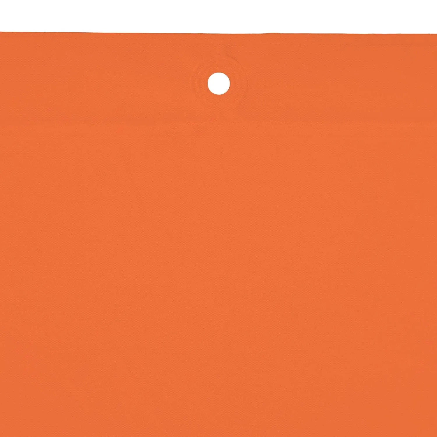 Kuber Industries 2 Pieces PEVA Shower Curtain Liner, Heavy Duty Plastic Shower Curtain with Hooks for Bathroom, Bathtub, 70" x 80", Orange & White-KUBMART11568