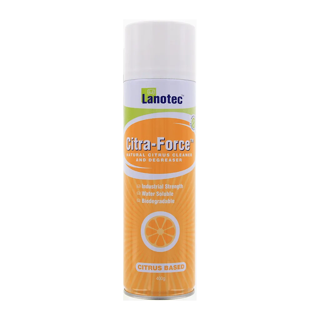 Lanotec Citra Force Cleaner & Degreaser Aerosol Spray 400g - CF\PP-0400