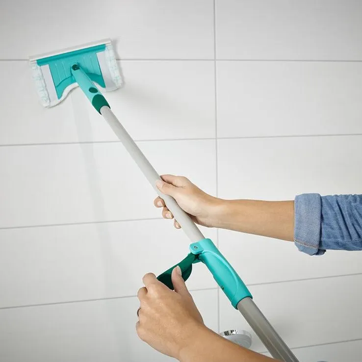 LEIFHEIT Tile and Bathtub Wiper Flexi Pad w/ Telescopic handle L41700