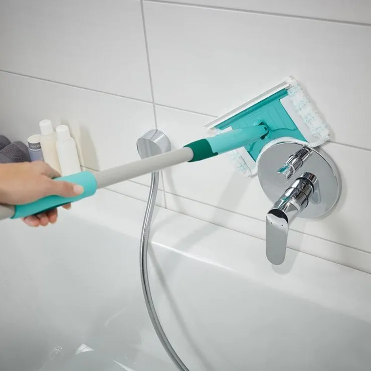 LEIFHEIT Tile and Bathtub Wiper Flexi Pad w/ Telescopic handle L41700