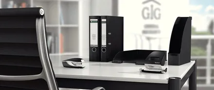 LEITZ NEXXT SERIES SMALL STAPLER BLACK BOX