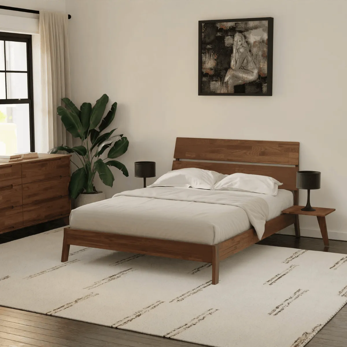 Linn Shelf Nightstand