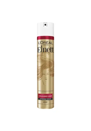 L’Oreal Elnett Coloured Hair Uv Filter Strong Hold Shine Hairspray 200ml