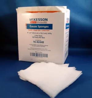 McKesson USP Type VII 1642448 Gauze Sponge, Pack of 2