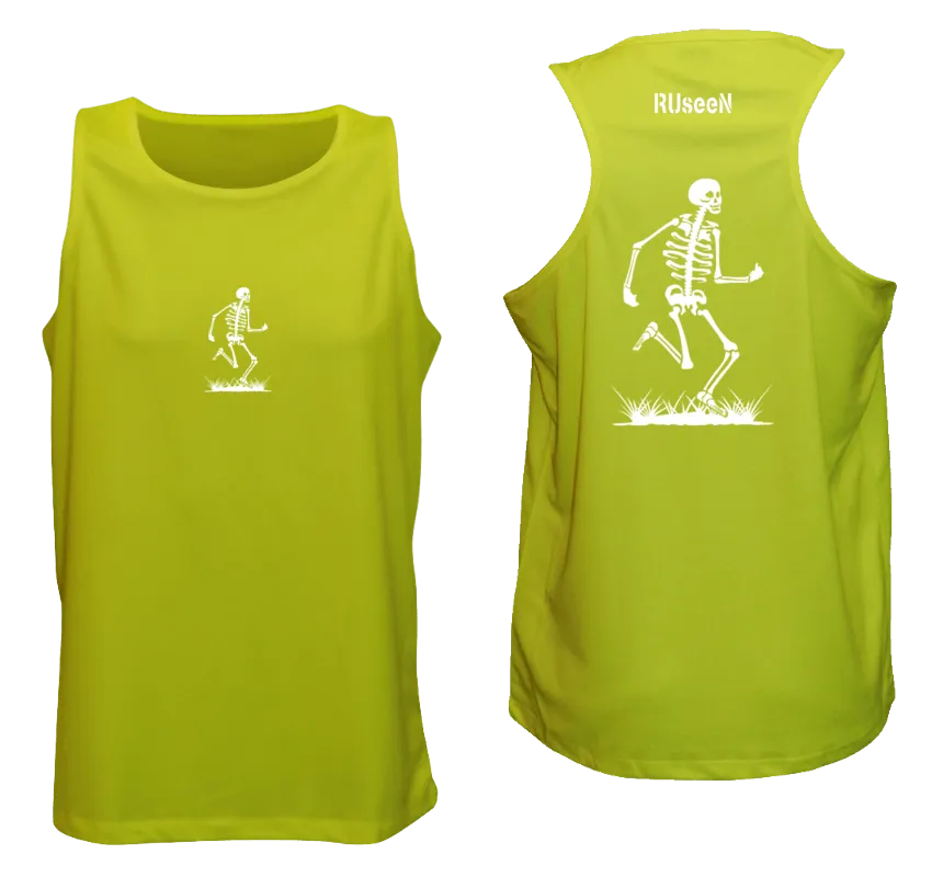 Men's Reflective Tank Top - Skeleton