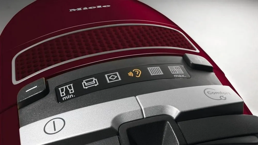 Miele Complete C3 Cat and Dog Bagged Cylinder Vacuum Cleaner Tayberry Red