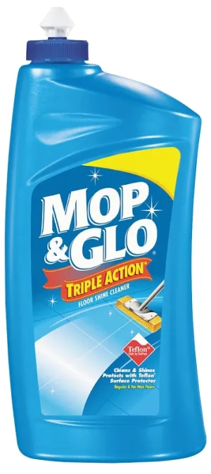 Mop & Glo 1920089333 Floor Shine Cleaner, 32 oz Bottle, Liquid, Citrus, Tan :EA: QUANTITY: 1